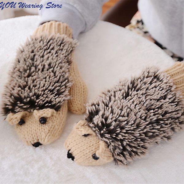 five fingers gloves 8 colors winter girls novelty cartoon for women knit warm fitness hedgehog heated villus wrist mittens, Blue;gray
five fingers gloves 8 colors winter girls novelty cartoon for women knit warm fitness hedgehog heated villus wrist mittens, Blue;gray