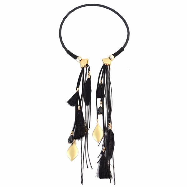 vintage bohemian tassel leather alloy bead feather necklace statement for women party ethnic collar choker necklace maxi jewelry, Golden;silver
vintage bohemian tassel leather alloy bead feather necklace statement for women party ethnic collar choker necklace maxi jewelry, Golden;silver