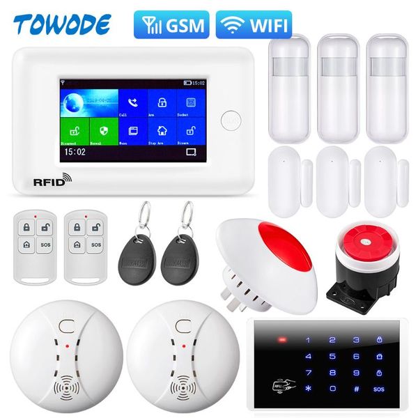 alarm systems towode smart home pg106 security system wifi anti theft 4.3 inch color screen app remote control pir motion sensor
alarm systems towode smart home pg106 security system wifi anti theft 4.3 inch color screen app remote control pir motion sensor