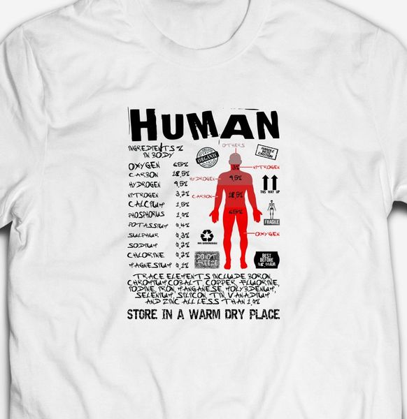 funny joke human ingredients label product protest 100% cotton men's t-shirt 2019 new men summer o-neck custom design t shirts
funny joke human ingredients label product protest 100% cotton men's t-shirt 2019 new men summer o-neck custom design t shirts