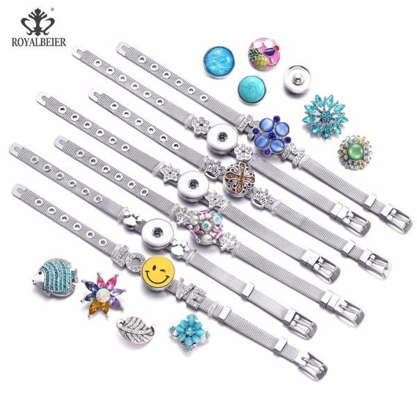 bangle royalbeier 5pcs/lot wholesale metal bracelets & bangles silver color snap bracelet for 18mm charm women diy jewelry, Black
bangle royalbeier 5pcs/lot wholesale metal bracelets & bangles silver color snap bracelet for 18mm charm women diy jewelry, Black