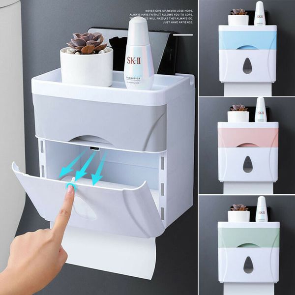 new waterproof wall mount toilet paper holder shelf toilet paper tray roll tube storage box creative tray
new waterproof wall mount toilet paper holder shelf toilet paper tray roll tube storage box creative tray