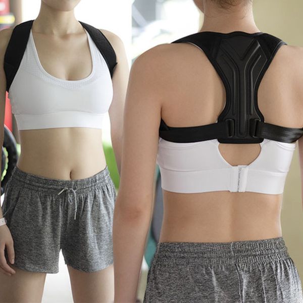 back support posture corrector corset clavicle spine body correction soreness relief durable comfort shoulder brace belt, Black;blue
back support posture corrector corset clavicle spine body correction soreness relief durable comfort shoulder brace belt, Black;blue