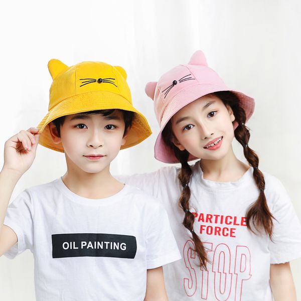 2020 sun hat fisherman's hat for boys and girls, Blue;gray