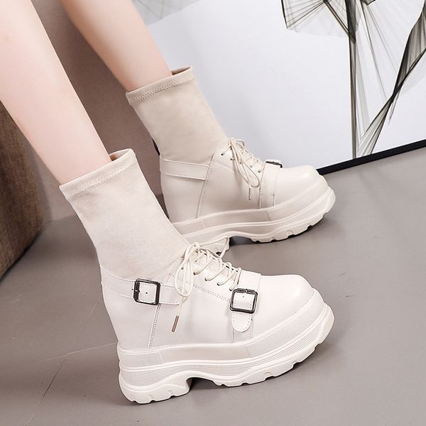 size 34--39 women's knitting elastic sock boots 2020 new fashion women high heel boots woman stretch shoes ankle lace-up, Black
size 34--39 women's knitting elastic sock boots 2020 new fashion women high heel boots woman stretch shoes ankle lace-up, Black