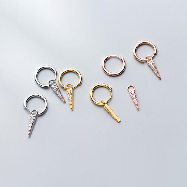 hoop & huggie punk design triangle pendant earring three colors cubic zircon for women party jewelry s-e1084, Golden;silver
hoop & huggie punk design triangle pendant earring three colors cubic zircon for women party jewelry s-e1084, Golden;silver