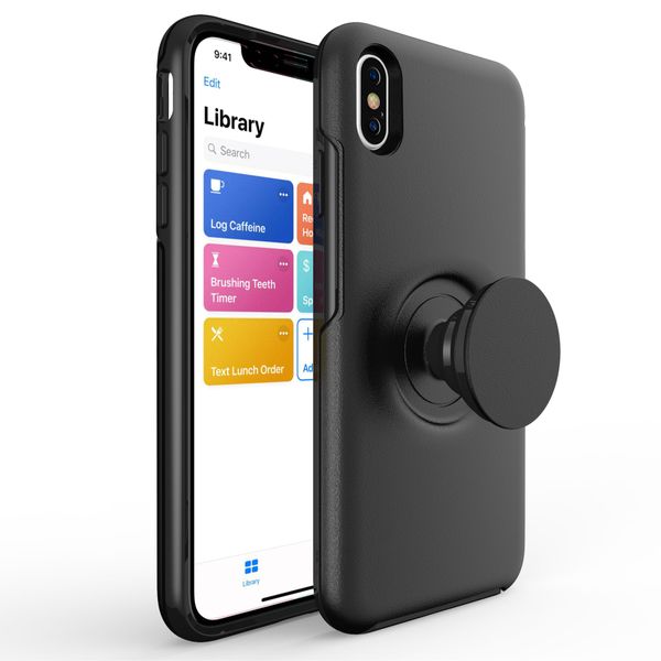 с логотипом symmetry мобильного телефона защитная крышка pop для iphone xs макс scalable тисках стенд случай мобильного телефона с розничной