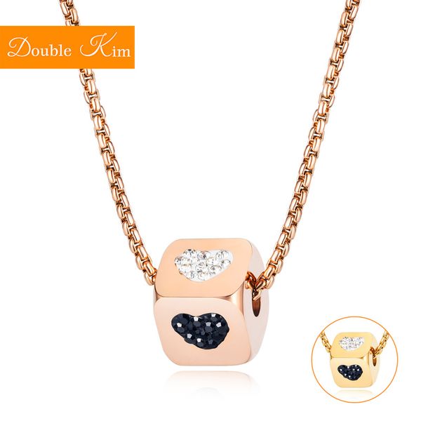 cube cube dice necklace titanium stainless steel rose gold gold color chain necklace trendy fashion women jewelry gift, Silver
cube cube dice necklace titanium stainless steel rose gold gold color chain necklace trendy fashion women jewelry gift, Silver