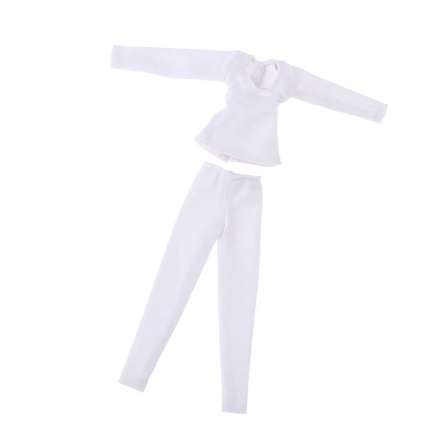 белый пижамы топ брюки одежда для 1/6 fashion doll blythe azone licca куклы аксессуары
белый пижамы топ брюки одежда для 1/6 fashion doll blythe azone licca куклы аксессуары
