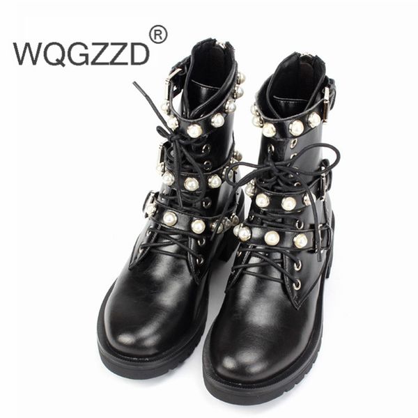boots 2021 european women genuine leather motorcycle pearl winter shoes botas mujer size 35-40, Black
boots 2021 european women genuine leather motorcycle pearl winter shoes botas mujer size 35-40, Black