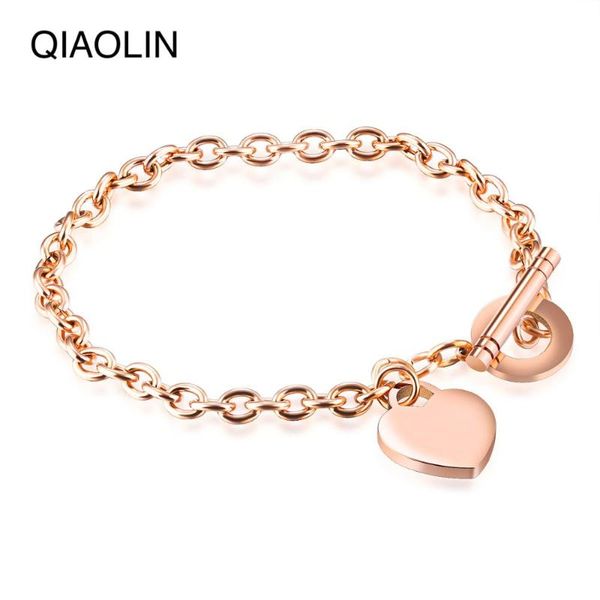 link, chain fashion cute heart shape charm bracelet for women rose gold color stainless steel link & women's jewelry gift, Black
link, chain fashion cute heart shape charm bracelet for women rose gold color stainless steel link & women's jewelry gift, Black