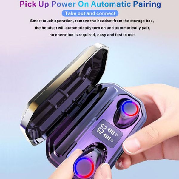 touch control m12 tws wireless earphone headphone bluetooth 5.0 waterproof hd 9d stereo headset flashlight led display earbuds
touch control m12 tws wireless earphone headphone bluetooth 5.0 waterproof hd 9d stereo headset flashlight led display earbuds