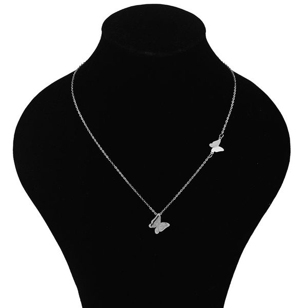 vintage metallic chain butterfly pendant stainless steel pendant women ladies necklace jewelry for valentine's day gifts, Silver
vintage metallic chain butterfly pendant stainless steel pendant women ladies necklace jewelry for valentine's day gifts, Silver