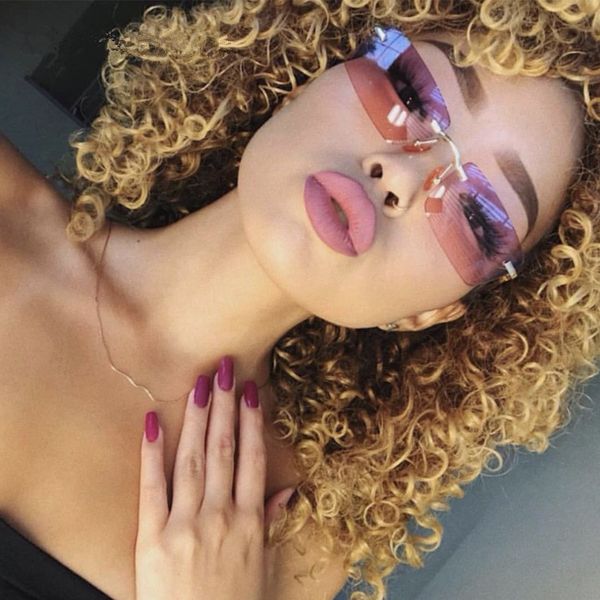 small rectangle sunglasses women rimless square sun glasses for women summer traveling style female uv400 green brown shades for men ladies, White;black
small rectangle sunglasses women rimless square sun glasses for women summer traveling style female uv400 green brown shades for men ladies, White;black