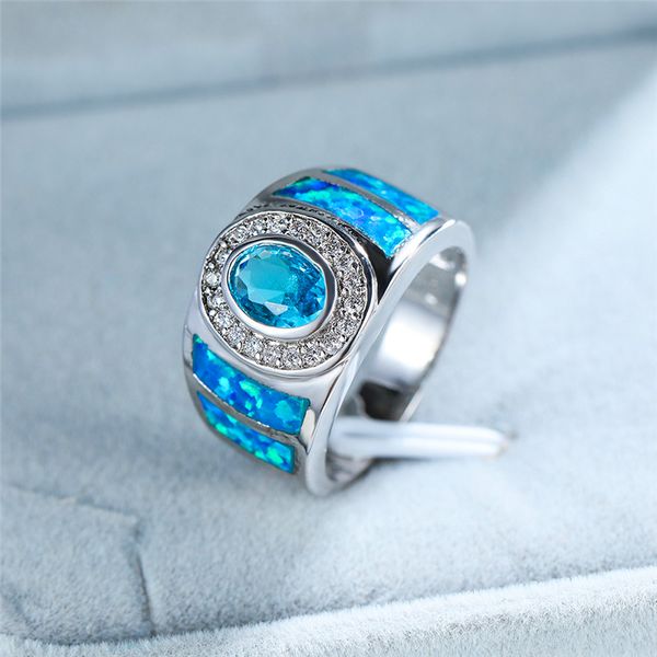 wedding rings luxury female aqua blue crystal ring vintage silver color big for women trendy bridal oval opal engagement, Slivery;golden
wedding rings luxury female aqua blue crystal ring vintage silver color big for women trendy bridal oval opal engagement, Slivery;golden