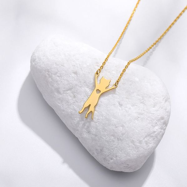 stainless steel love cat necklace for women gold and silver color pendant necklace engagement jewelry girl friend gift
stainless steel love cat necklace for women gold and silver color pendant necklace engagement jewelry girl friend gift