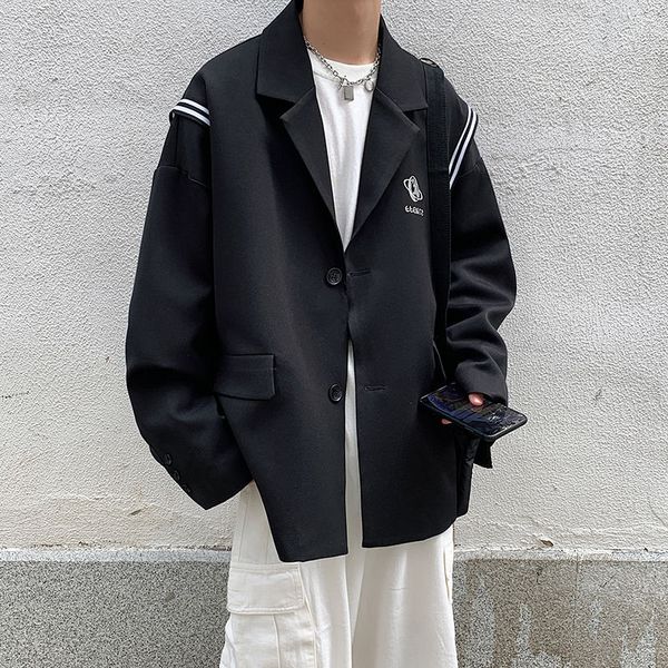 men's suits & blazers 2021 spring and autumn youth fashion loose large version personalized casual single-breasted, White;black
men's suits & blazers 2021 spring and autumn youth fashion loose large version personalized casual single-breasted, White;black