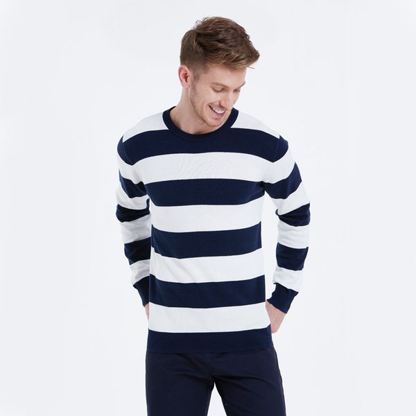 men's sweaters autumn winter men o-neck cotton pullover striped slim fit comfortable sleeve clothes knitted casual male sweater drop sh, White;black
men's sweaters autumn winter men o-neck cotton pullover striped slim fit comfortable sleeve clothes knitted casual male sweater drop sh, White;black