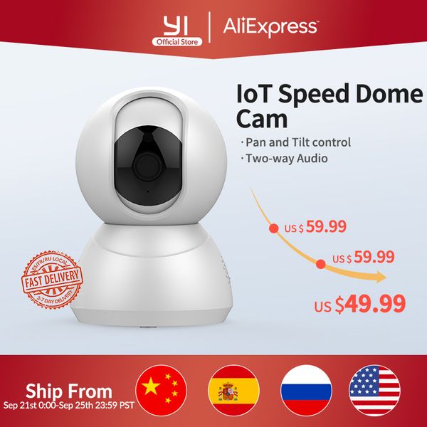 1080P Speed Dome Camera Wireless Indoor Smart Security IP Camera with Motion Detection Night Vision Two-Way Audio on YI loT APP
1080P Speed Dome Camera Wireless Indoor Smart Security IP Camera with Motion Detection Night Vision Two-Way Audio on YI loT APP