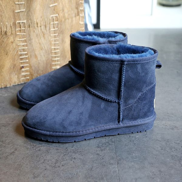 2020 winter men's snow boots sheep fur one plus velvet warm leather cotton shoes flat non-slip booties, Black
2020 winter men's snow boots sheep fur one plus velvet warm leather cotton shoes flat non-slip booties, Black