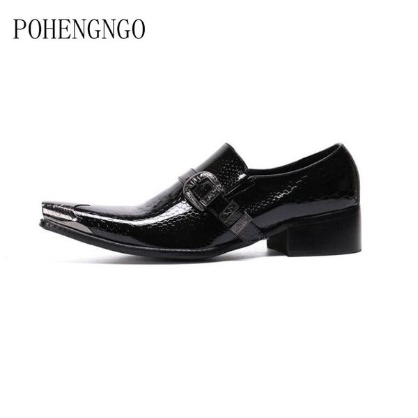luxury men patent leather shoes genuine leather formal fashion gentleman dress shoe for wedding party buckle business shoes, Black
luxury men patent leather shoes genuine leather formal fashion gentleman dress shoe for wedding party buckle business shoes, Black
