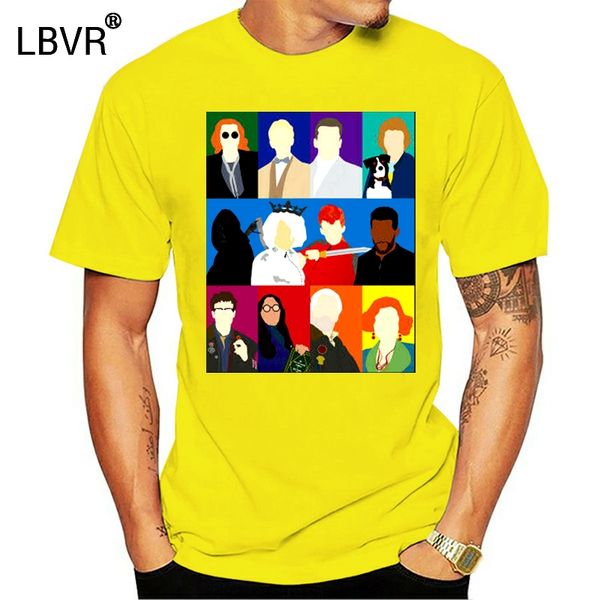 good omens angel aziraphale demon crowley pop art black t-shirt retro tee shirt
good omens angel aziraphale demon crowley pop art black t-shirt retro tee shirt