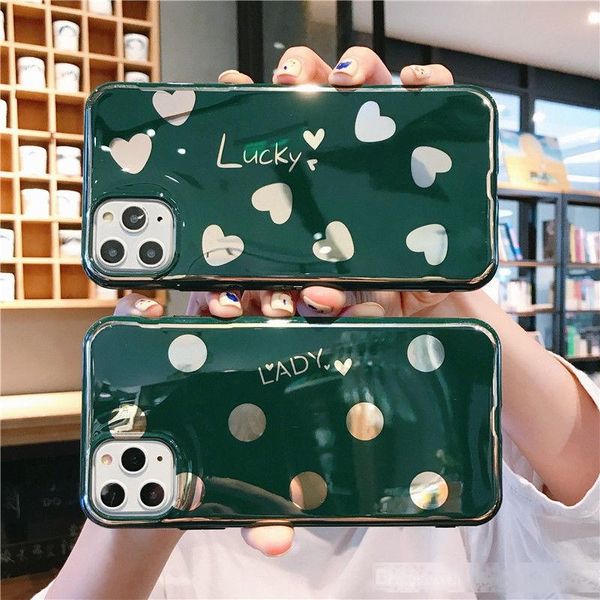 midnight green electroplated love heart phone case for iphone 11 11pro max xr xs max 7 8 6 6s plus glossy point back cover capa
midnight green electroplated love heart phone case for iphone 11 11pro max xr xs max 7 8 6 6s plus glossy point back cover capa