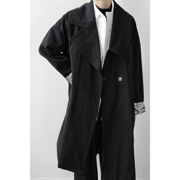 men's trench coats male vintage japan korea streetwear fashion jacket overcoat men asymmetry collar loose casual long trenchcoat outerw, Tan;black
men's trench coats male vintage japan korea streetwear fashion jacket overcoat men asymmetry collar loose casual long trenchcoat outerw, Tan;black