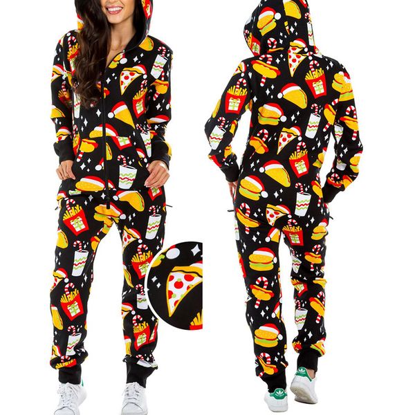 senyu christmas pajamas one-piece pajamas women autumn and winter snowman print hooded home service jumpsuit new, Black;white
senyu christmas pajamas one-piece pajamas women autumn and winter snowman print hooded home service jumpsuit new, Black;white