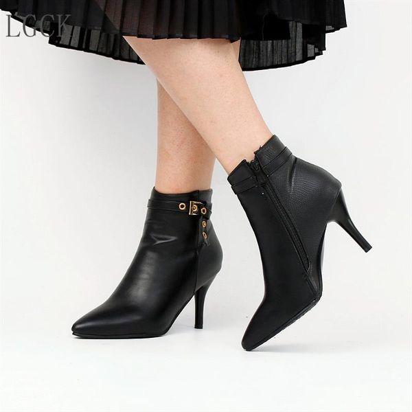plus size 34-48 fashion women ankle boots stiletto high heels sock shoes pumps pu leather pointed toe zip boot zapatos muje, Black
plus size 34-48 fashion women ankle boots stiletto high heels sock shoes pumps pu leather pointed toe zip boot zapatos muje, Black