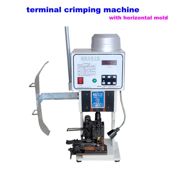 fully automatic high-speed terminal crimping machine with vertical mold horizontal mold and single grain for option
fully automatic high-speed terminal crimping machine with vertical mold horizontal mold and single grain for option