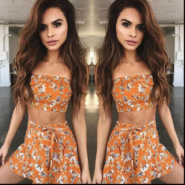 summer womens boho clothes sets off shoulder floral print crop and skirt beach set casual two pieces suits, Gray
summer womens boho clothes sets off shoulder floral print crop and skirt beach set casual two pieces suits, Gray