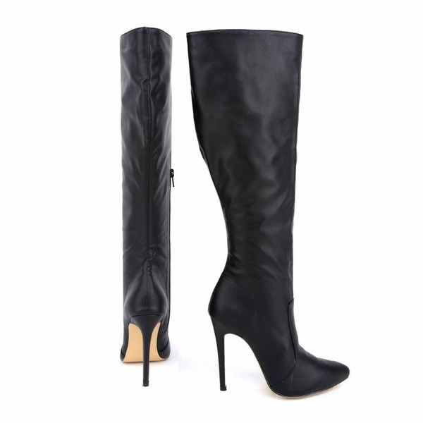 2020 winter over the knee women boots leather thin high heels shoes pointed toe woman long boots size 35-42, Black
2020 winter over the knee women boots leather thin high heels shoes pointed toe woman long boots size 35-42, Black