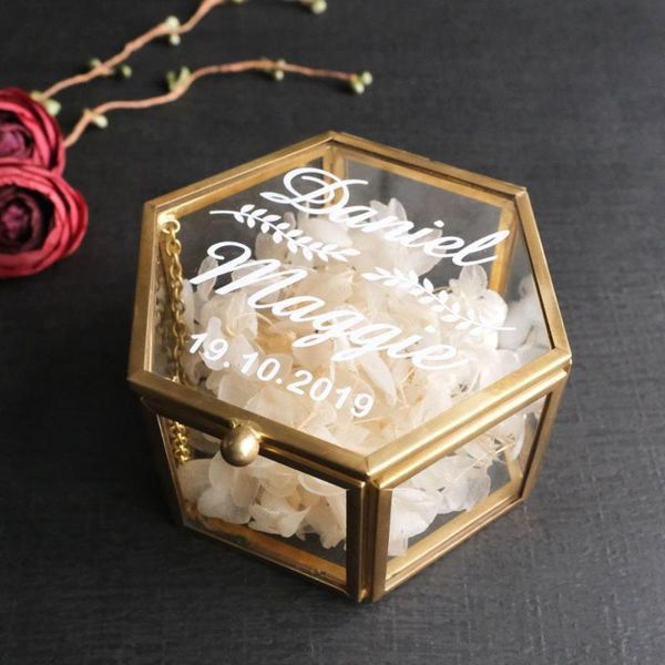 personalized glass ring box,wedding ring box, hexagon gold glass box,ring bearer box, engagement box with flower, Pink;blue
personalized glass ring box,wedding ring box, hexagon gold glass box,ring bearer box, engagement box with flower, Pink;blue