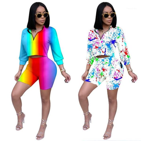 shorts set v neck tshirts and slim biker shorts summer women clothing rainbow stripes womens trasksuits casual fashion 2 piece biker, Gray
shorts set v neck tshirts and slim biker shorts summer women clothing rainbow stripes womens trasksuits casual fashion 2 piece biker, Gray