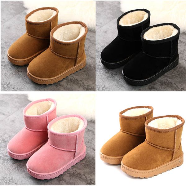 2020 winter new children' shoes snow boots solid color classic medium and small men and women in tube warm cotton shoes, Black;grey
2020 winter new children' shoes snow boots solid color classic medium and small men and women in tube warm cotton shoes, Black;grey
