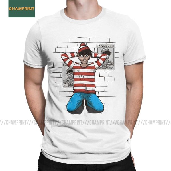 arrest waldo men t shirt wheres wally parody 90s comic stripes wanted cool tees short sleeve round neck t-shirt cotton new
arrest waldo men t shirt wheres wally parody 90s comic stripes wanted cool tees short sleeve round neck t-shirt cotton new