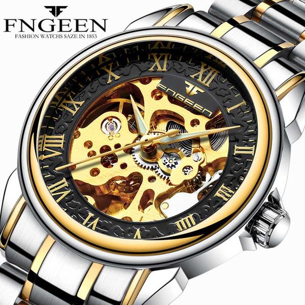 Skeleton Automatic Mechanical Watches for Men Top Tourbillon Wrist Watch Waterproof Steel Black Watch Reloj A3313
Skeleton Automatic Mechanical Watches for Men Top Tourbillon Wrist Watch Waterproof Steel Black Watch Reloj A3313