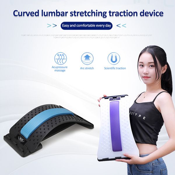 back support stretcher corrector spine massager waist lumbar pain reliever body relaxation massage equipment women men, Black;gray
back support stretcher corrector spine massager waist lumbar pain reliever body relaxation massage equipment women men, Black;gray