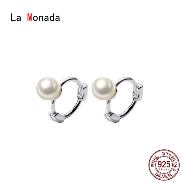 la monada synthetic pearl hoop earrings for women silver 925 fine women earrings jewelry hoop 925 silver korean, Golden;silver
la monada synthetic pearl hoop earrings for women silver 925 fine women earrings jewelry hoop 925 silver korean, Golden;silver