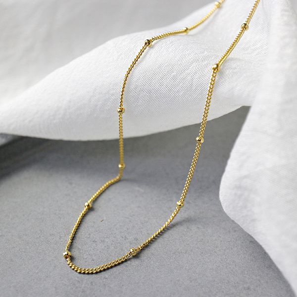fine 925 sterling silver necklace women round chain bead gold choker necklaces clavicle silver 925 jewelry bridal wedding gifts
fine 925 sterling silver necklace women round chain bead gold choker necklaces clavicle silver 925 jewelry bridal wedding gifts