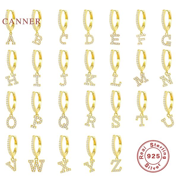canner 1pc real 925 sterling silver earrings for women 26 letters earrings hoops zircon diamond korean pendientes gold jewelry, Golden;silver
canner 1pc real 925 sterling silver earrings for women 26 letters earrings hoops zircon diamond korean pendientes gold jewelry, Golden;silver