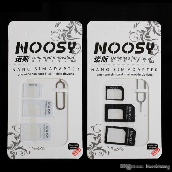 4 in 1 noosy nano sim card adapter sets micro standard sim card tools sim card pin android&iphone with retail box 1000pcs
4 in 1 noosy nano sim card adapter sets micro standard sim card tools sim card pin android&iphone with retail box 1000pcs