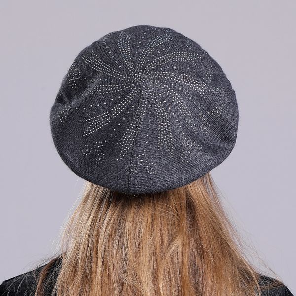 berets brand women's french artist beret hat 2021 spring causal solid wool for ladies knitted rhinestone cashmere cap hats, Blue;gray
berets brand women's french artist beret hat 2021 spring causal solid wool for ladies knitted rhinestone cashmere cap hats, Blue;gray