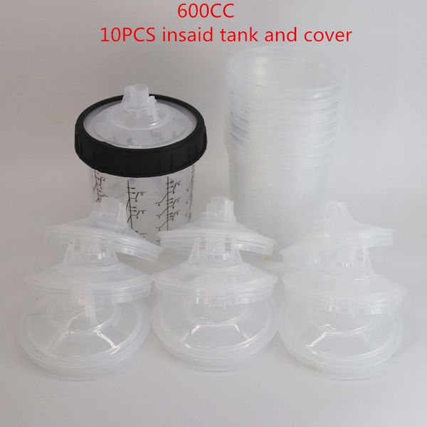 10pcs spray gun tank pps tank 165/400/600ml pps disposable paint cup spray gun paint mixing cup type h/o quick
10pcs spray gun tank pps tank 165/400/600ml pps disposable paint cup spray gun paint mixing cup type h/o quick