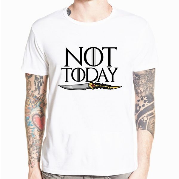 not today arya stark t-shirt men short sleeve tv show game of thrones brand tshirt new summer harajuku plus size xs-5xl
not today arya stark t-shirt men short sleeve tv show game of thrones brand tshirt new summer harajuku plus size xs-5xl