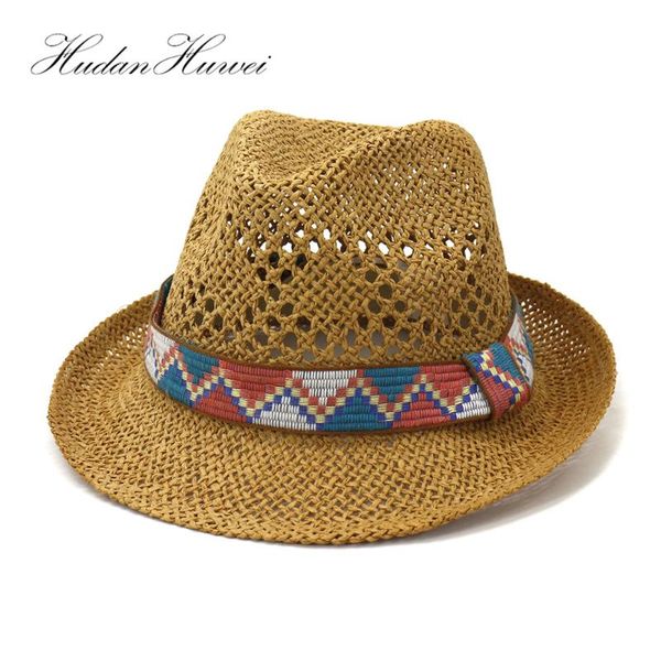 men women new hand-woven jazz panama sun visor hat summer outdoor travel sun protection beach staw hat caps, Blue;gray
men women new hand-woven jazz panama sun visor hat summer outdoor travel sun protection beach staw hat caps, Blue;gray
