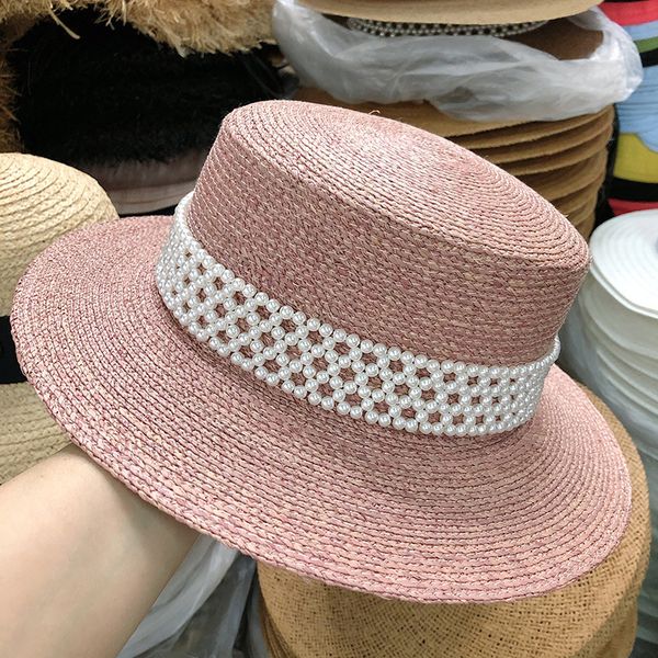 202005-taiy135 pearl ribbon handmade fine raffia grass lady fedoras cap women leisure panama jazz hat, Blue;gray
202005-taiy135 pearl ribbon handmade fine raffia grass lady fedoras cap women leisure panama jazz hat, Blue;gray
