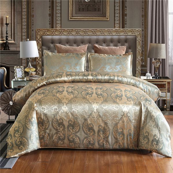 bedding sets luxury silk jacquard set satin duvet cover with zipper closure 1 quilt us/eu/au size
bedding sets luxury silk jacquard set satin duvet cover with zipper closure 1 quilt us/eu/au size