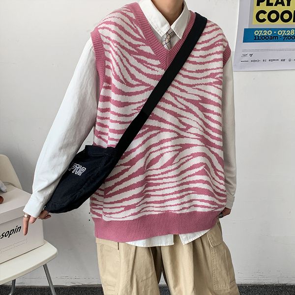 men's vests legible sweaters vest mens v neck pullovers men loose fit jumpers knitwear sleeveless winter korean casual clothes, Black;white
men's vests legible sweaters vest mens v neck pullovers men loose fit jumpers knitwear sleeveless winter korean casual clothes, Black;white